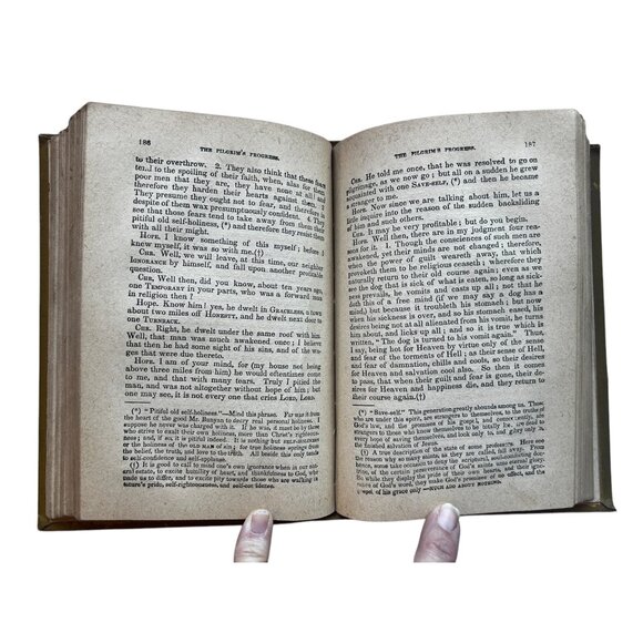 The Star Library Pilgrim’s Progress John Bunyan 1885 Book Antique - Picture 3 of 10